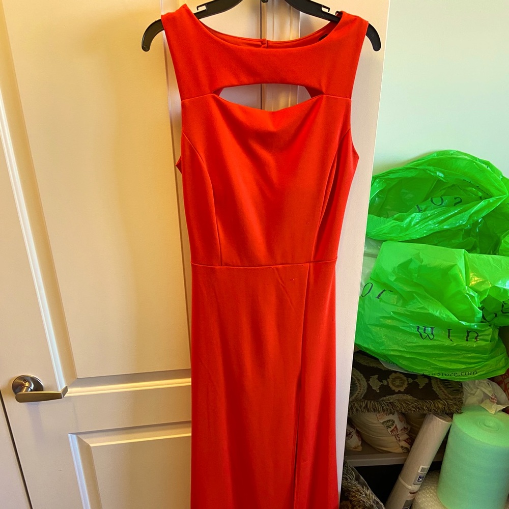 Coral formal dress